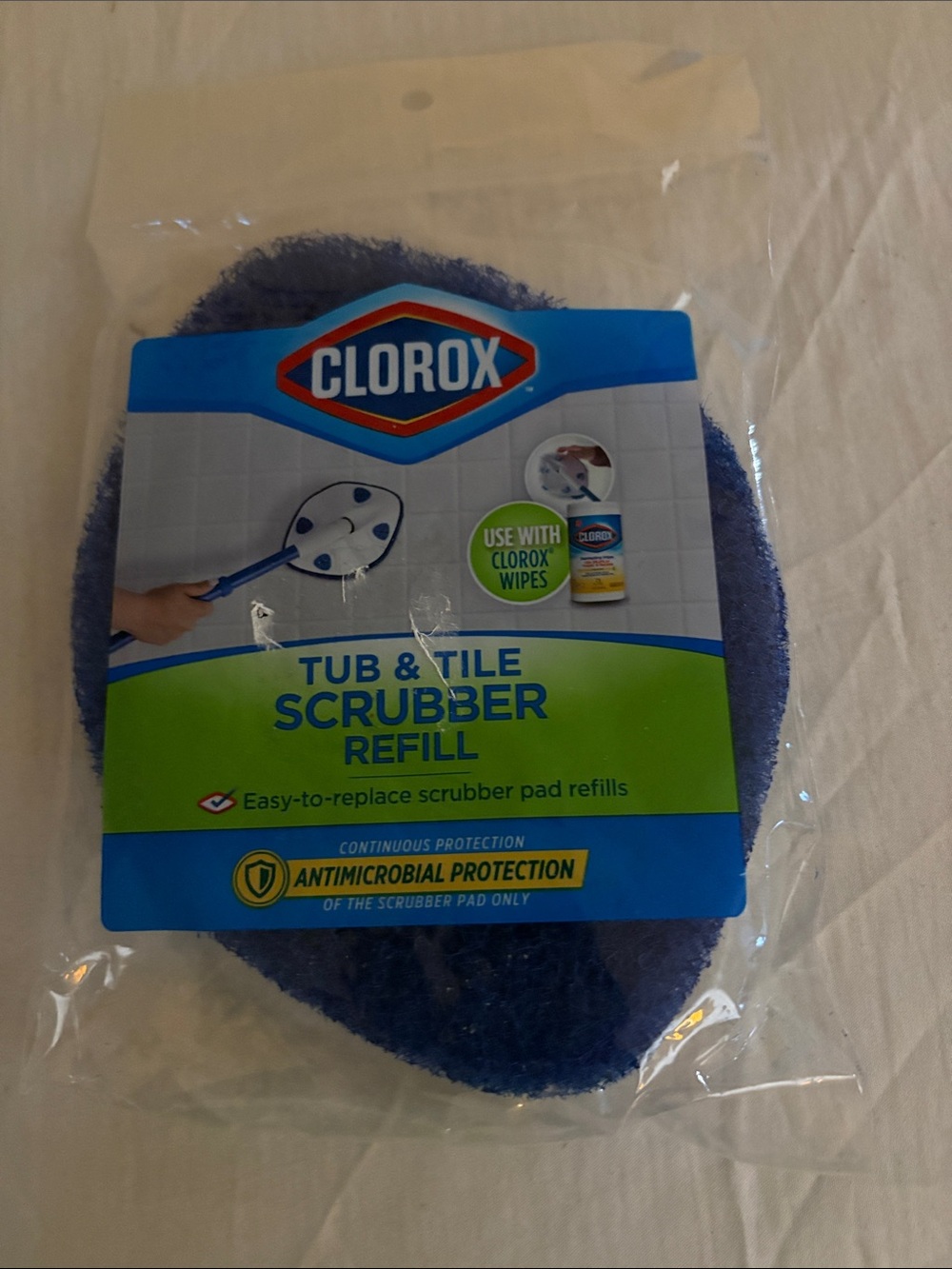 Clorox Blue Tub & Tile Scrubber Refill Pad